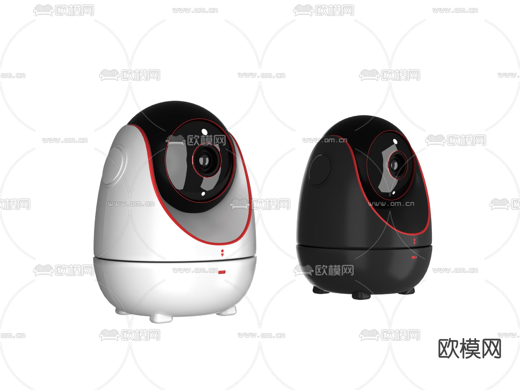 现代360度摄像头3d模型下载（渲染图2）