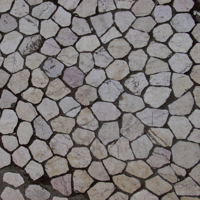  碎石拼接地面 