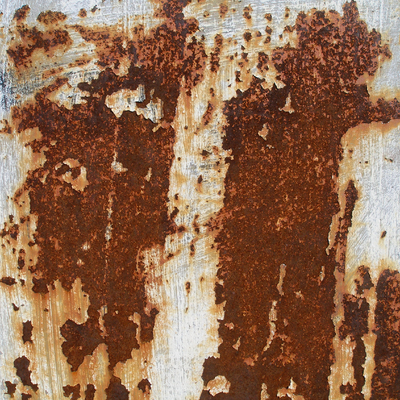  红袖白色脱漆铁皮 