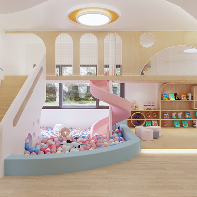 幼儿园娱乐区3d模型