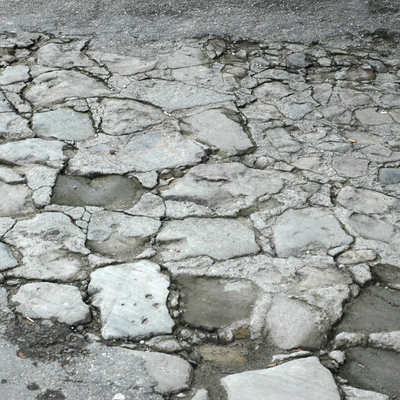  混凝土裂纹地面 
