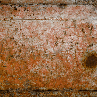  红漆破旧水泥墙面 