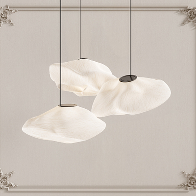 侘寂风吊灯su模型