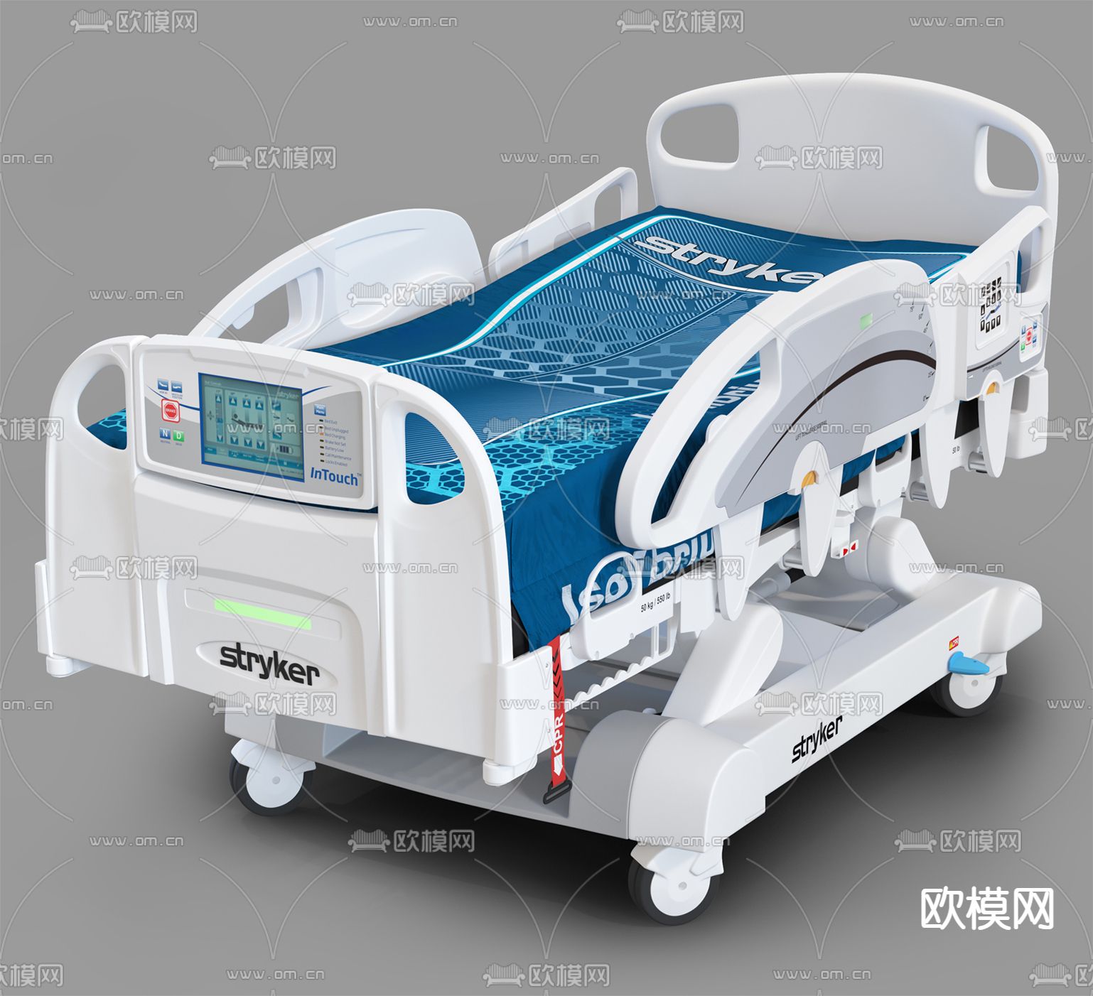 现代医院病床3d模型