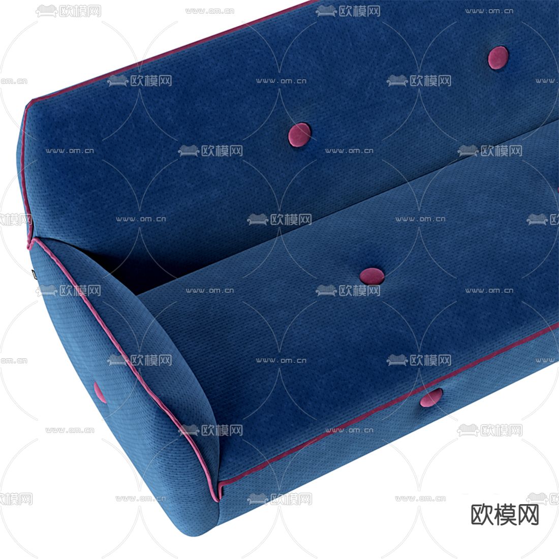 Armani 双人沙发3d模型下载（渲染图3）