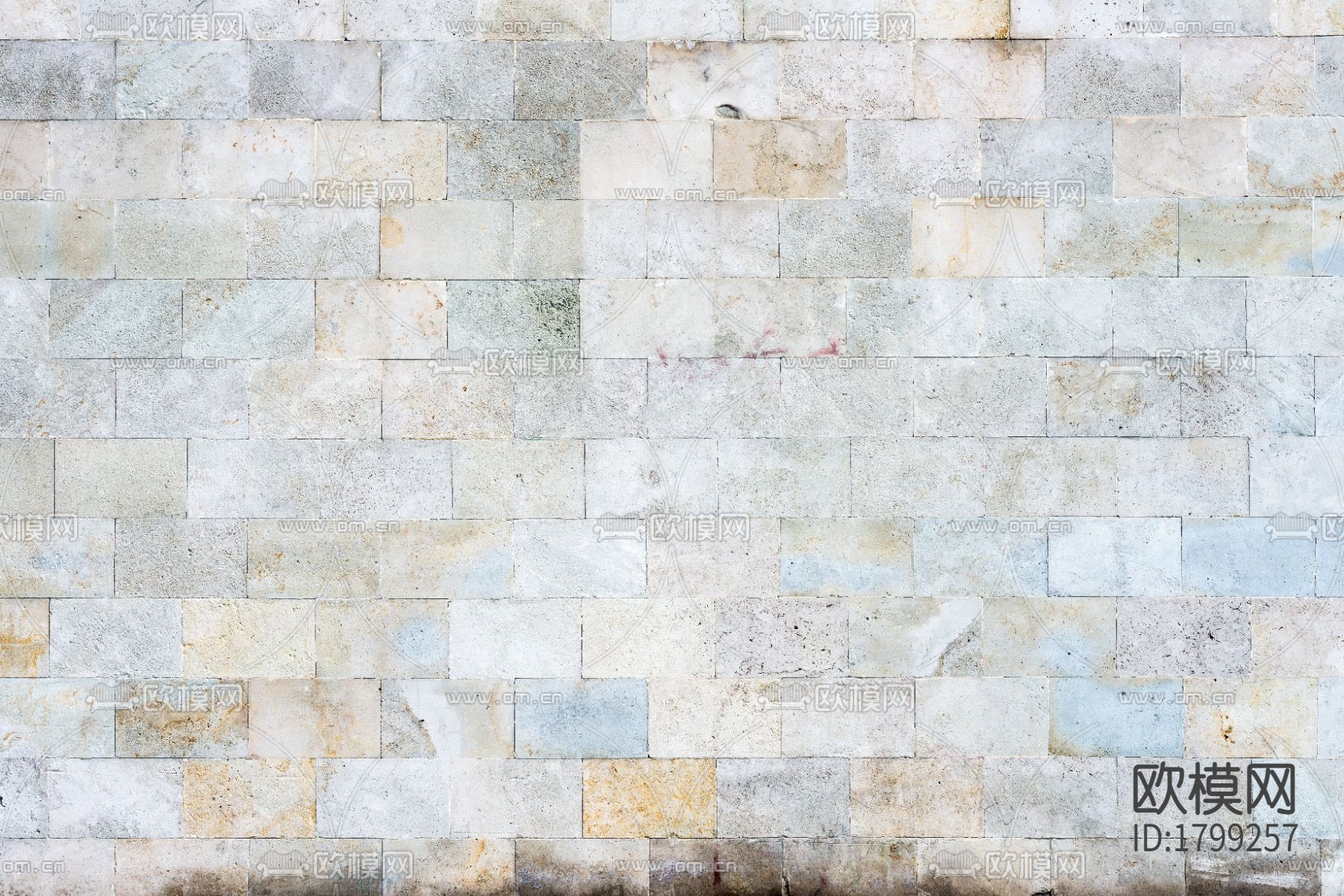 工字拼接砖墙下载