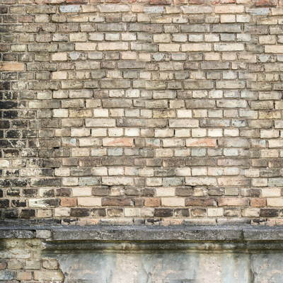  破旧砖墙 