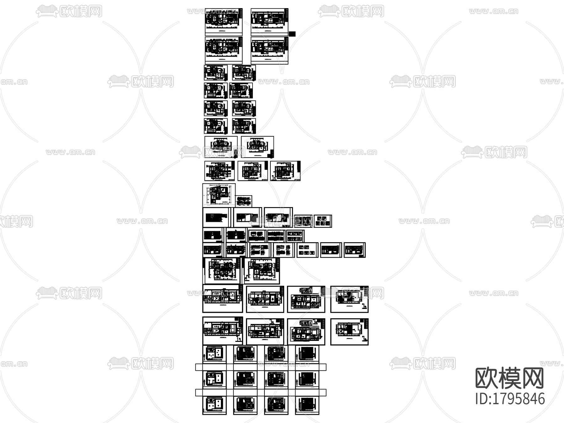 剖面线路cad节点大样图下载（渲染图2）