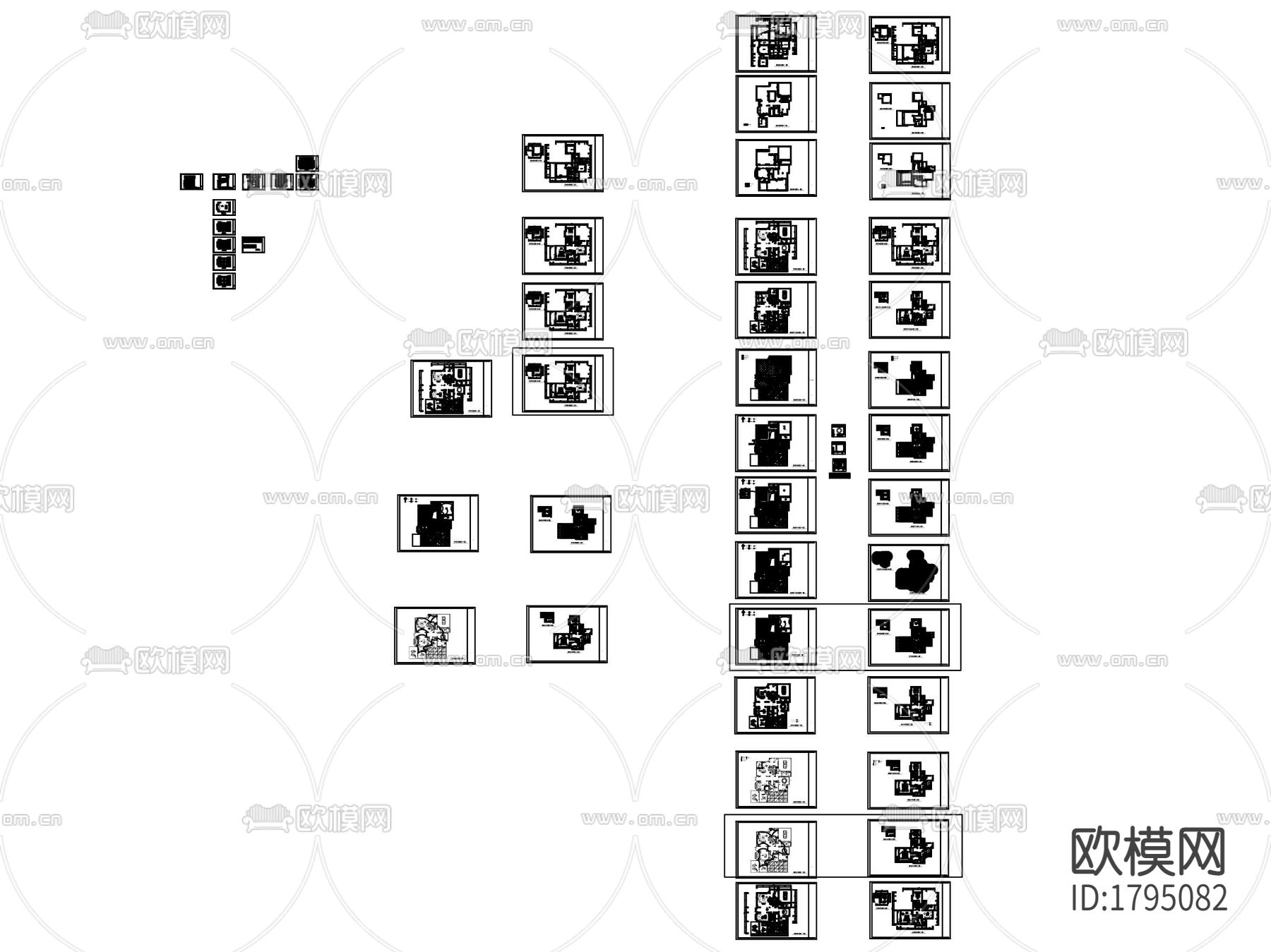 欧式家装cad施工图下载（渲染图4）