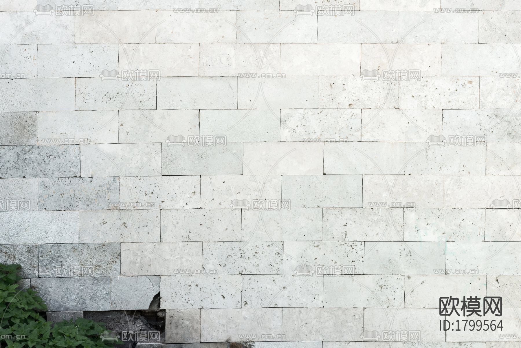工字拼接白色砖墙下载
