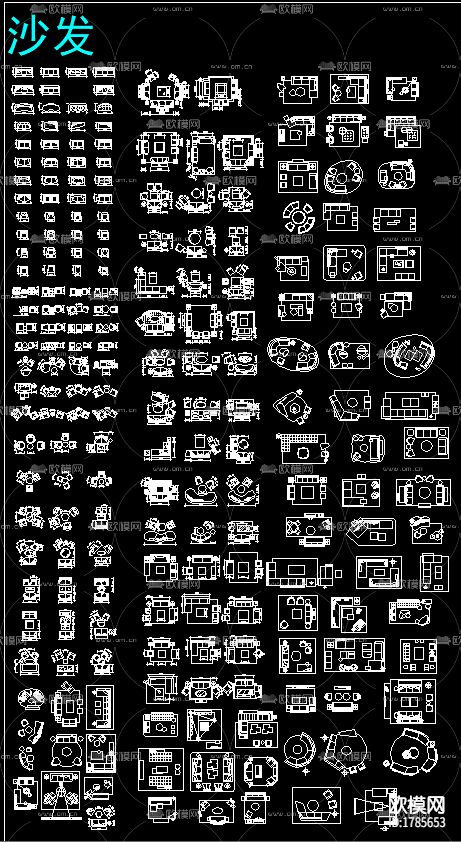 家具cad图库