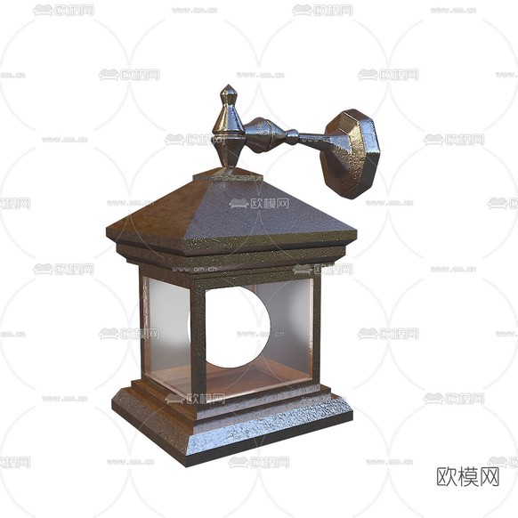 简欧壁灯免费3d模型下载
