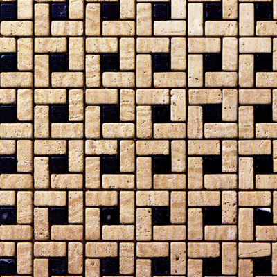  回形拼接户外地砖 