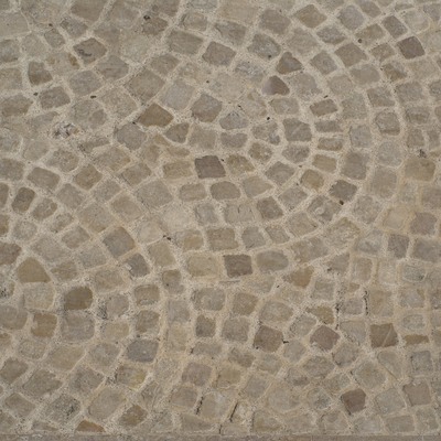  弧形拼接户外地砖 