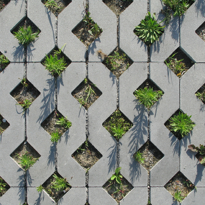  菱形花纹户外地砖 