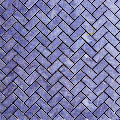  做旧人字拼接户外地砖 