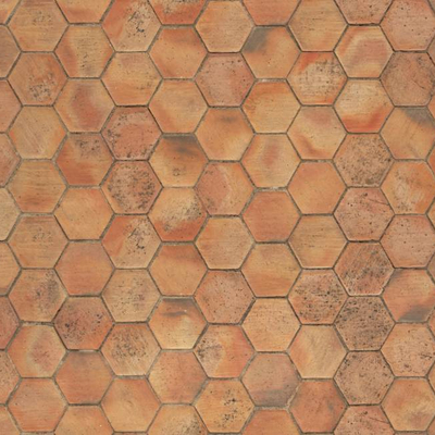  做旧六边形户外地砖 