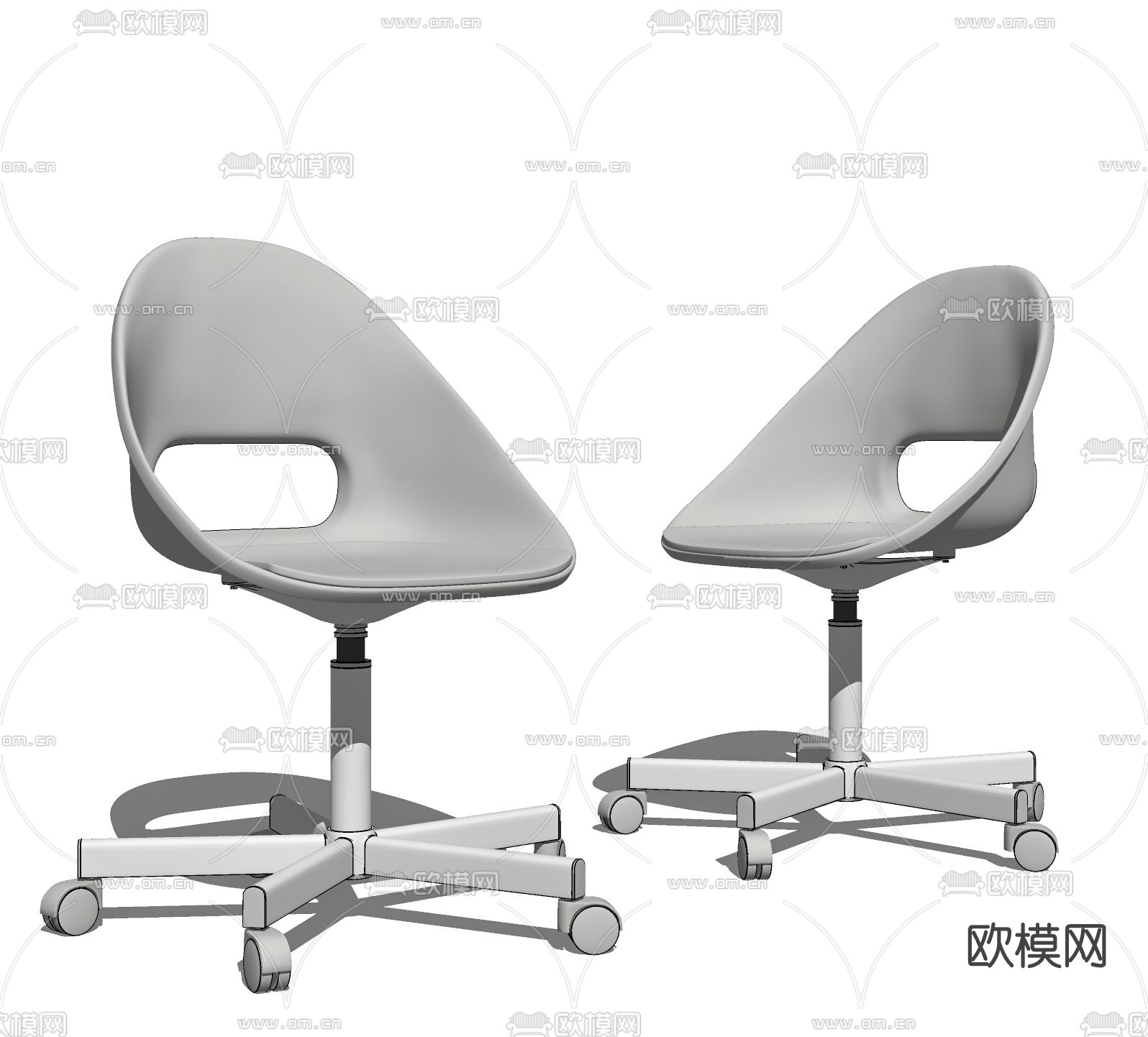 现代办公椅su模型