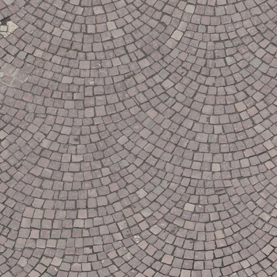  扇形拼接户外地砖 