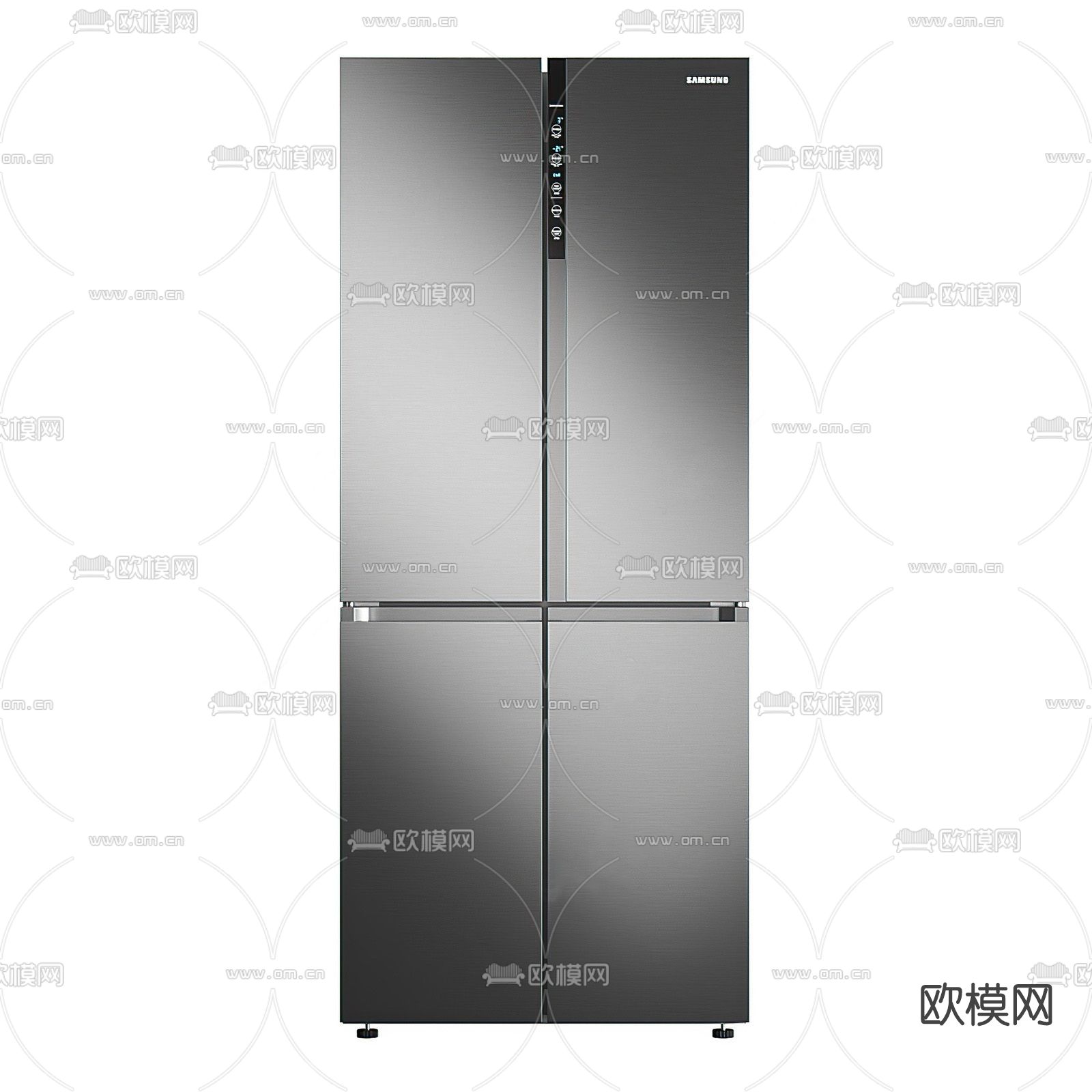 现代冰箱su模型