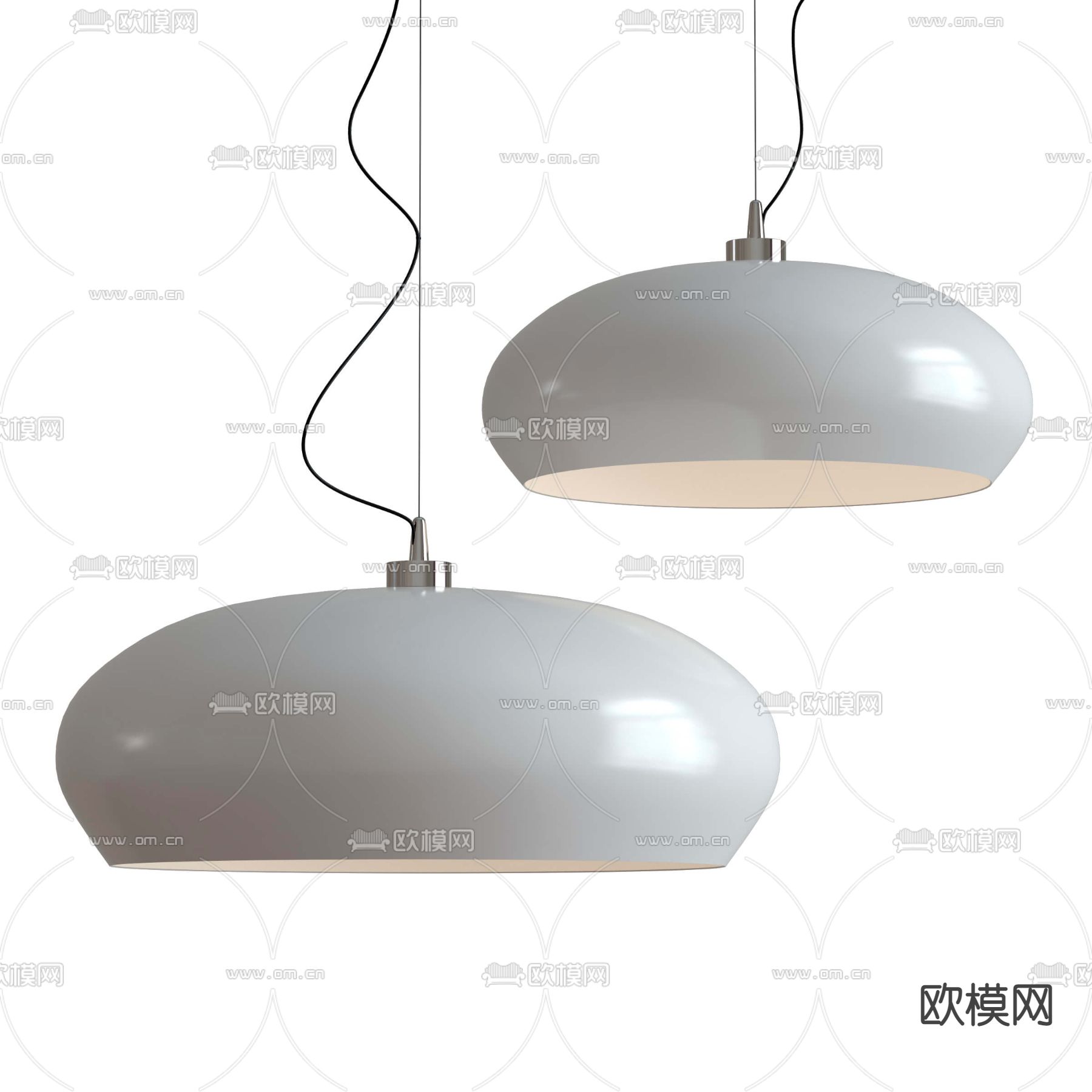 现代时尚吊灯3d模型