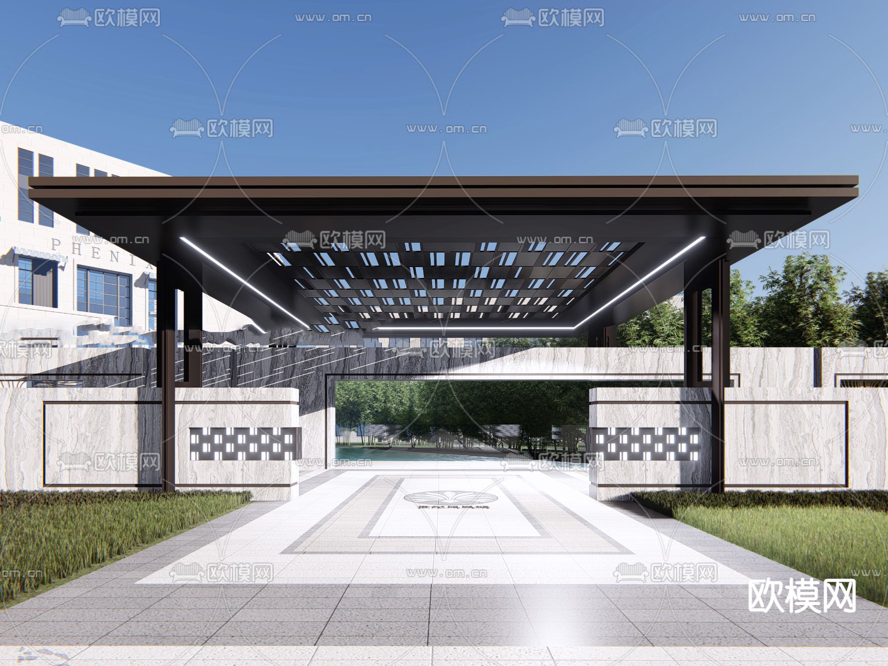 新古典洋房su模型下载（渲染图5）