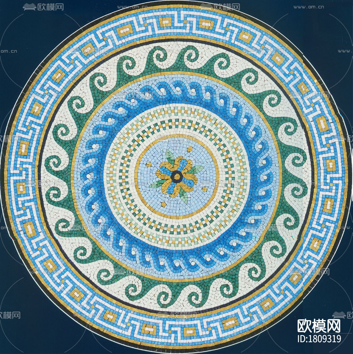 彩色石片拼花下载