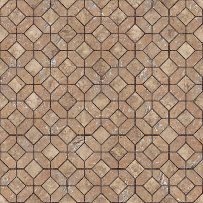  菱形拼接户外地砖 