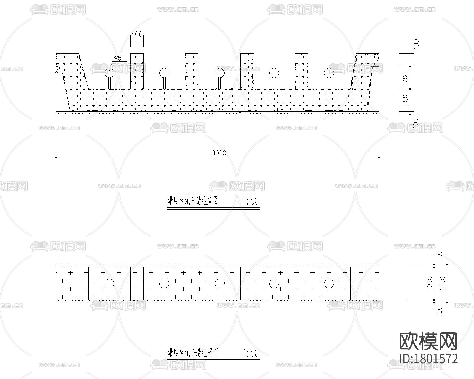 公园景观cad图纸下载（渲染图8）