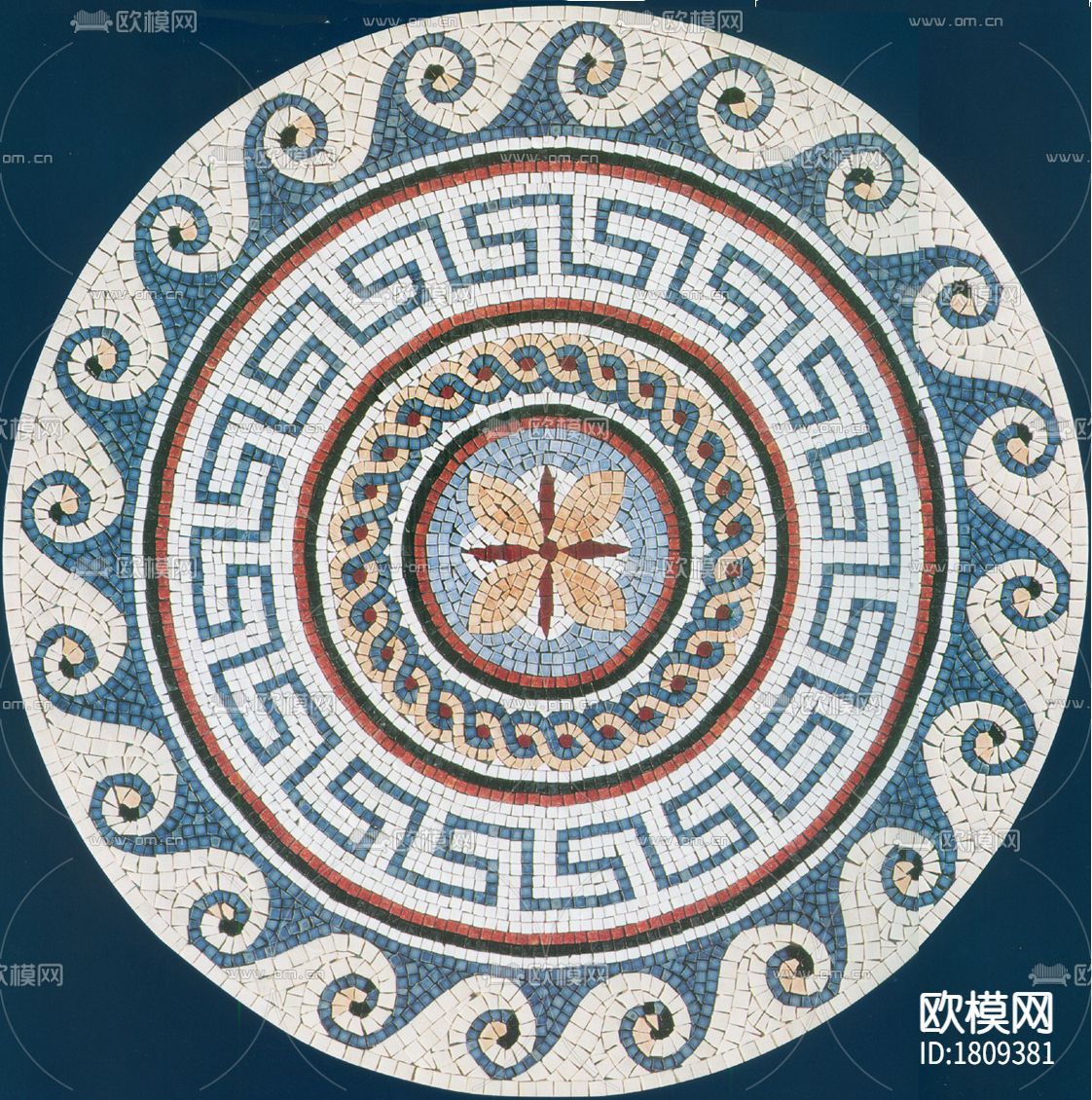 彩色石片拼花下载