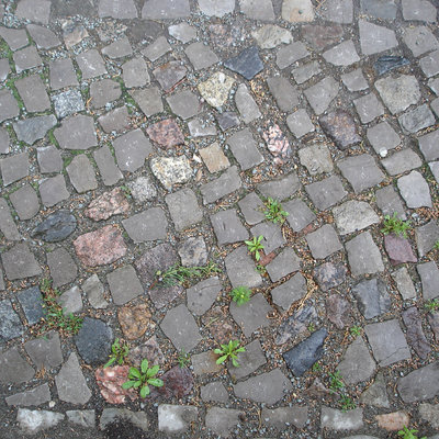  碎石拼接地面 