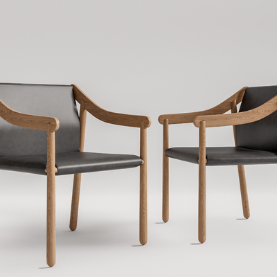 现代餐椅单椅su模型