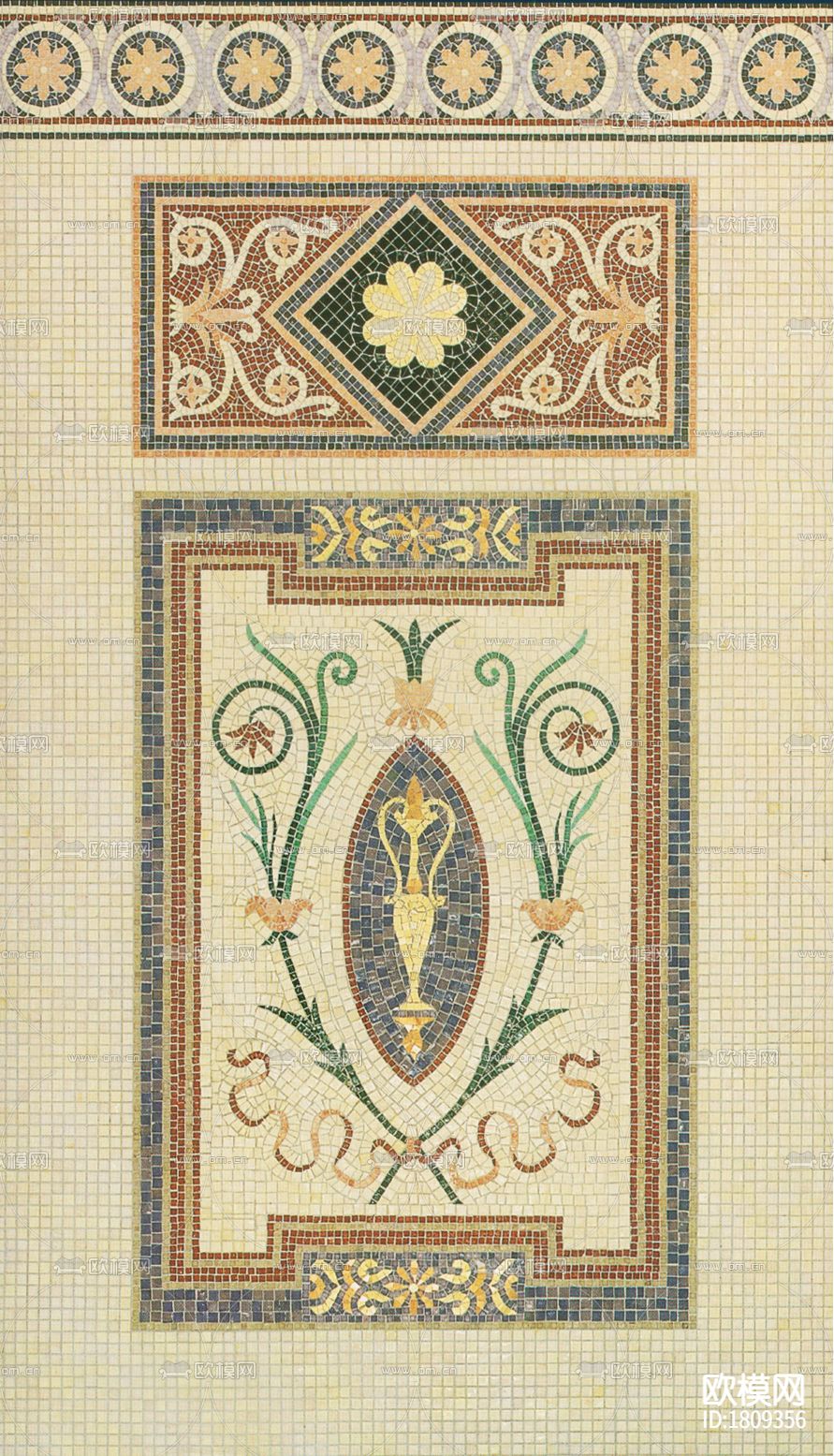 彩色石片拼花下载