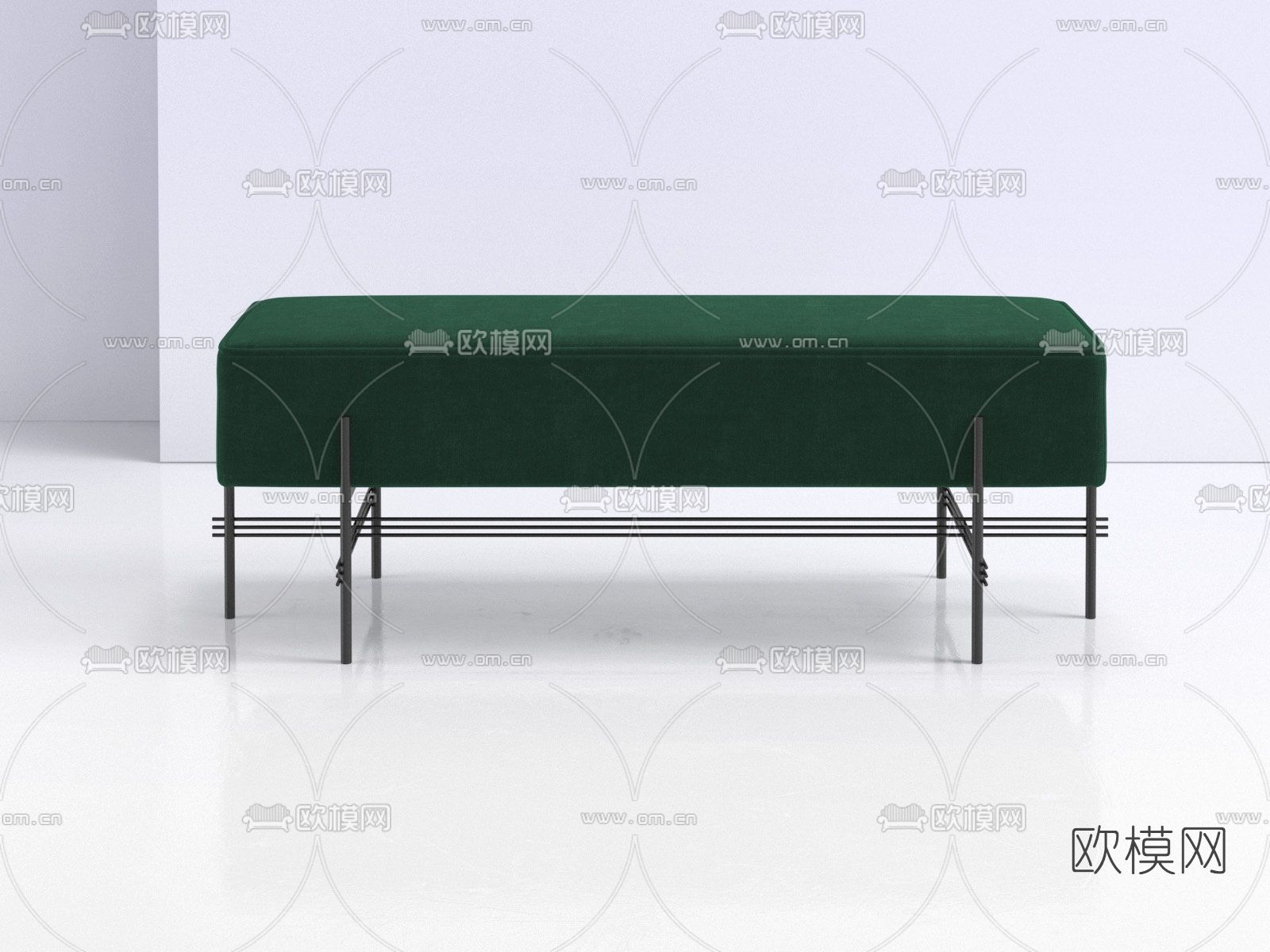 现代条形脚踏免费3d模型下载