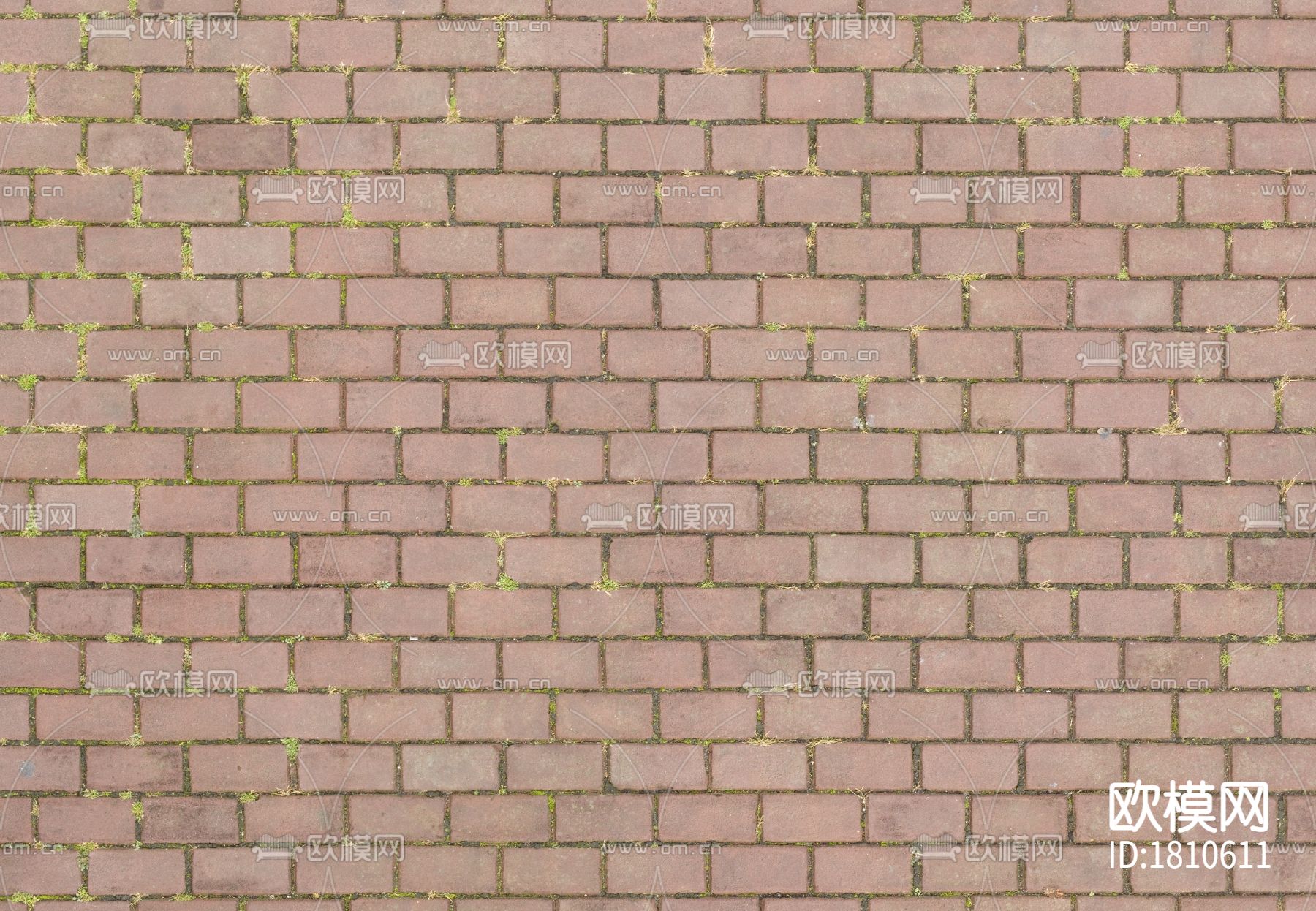 工字拼接红砖地面下载