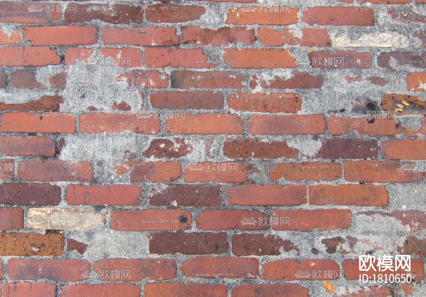 工字拼接红砖墙砖下载
