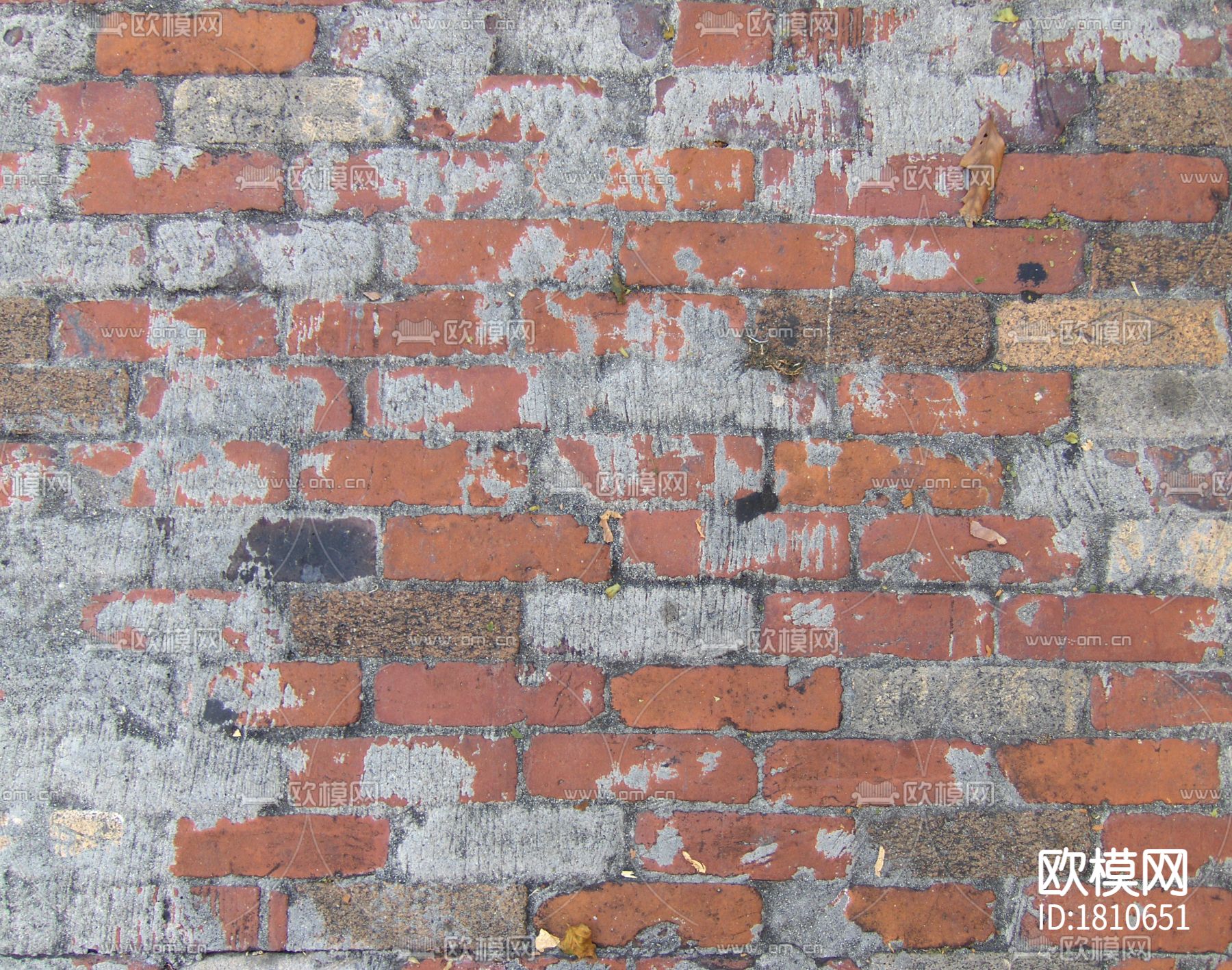 工字拼接红砖墙砖下载