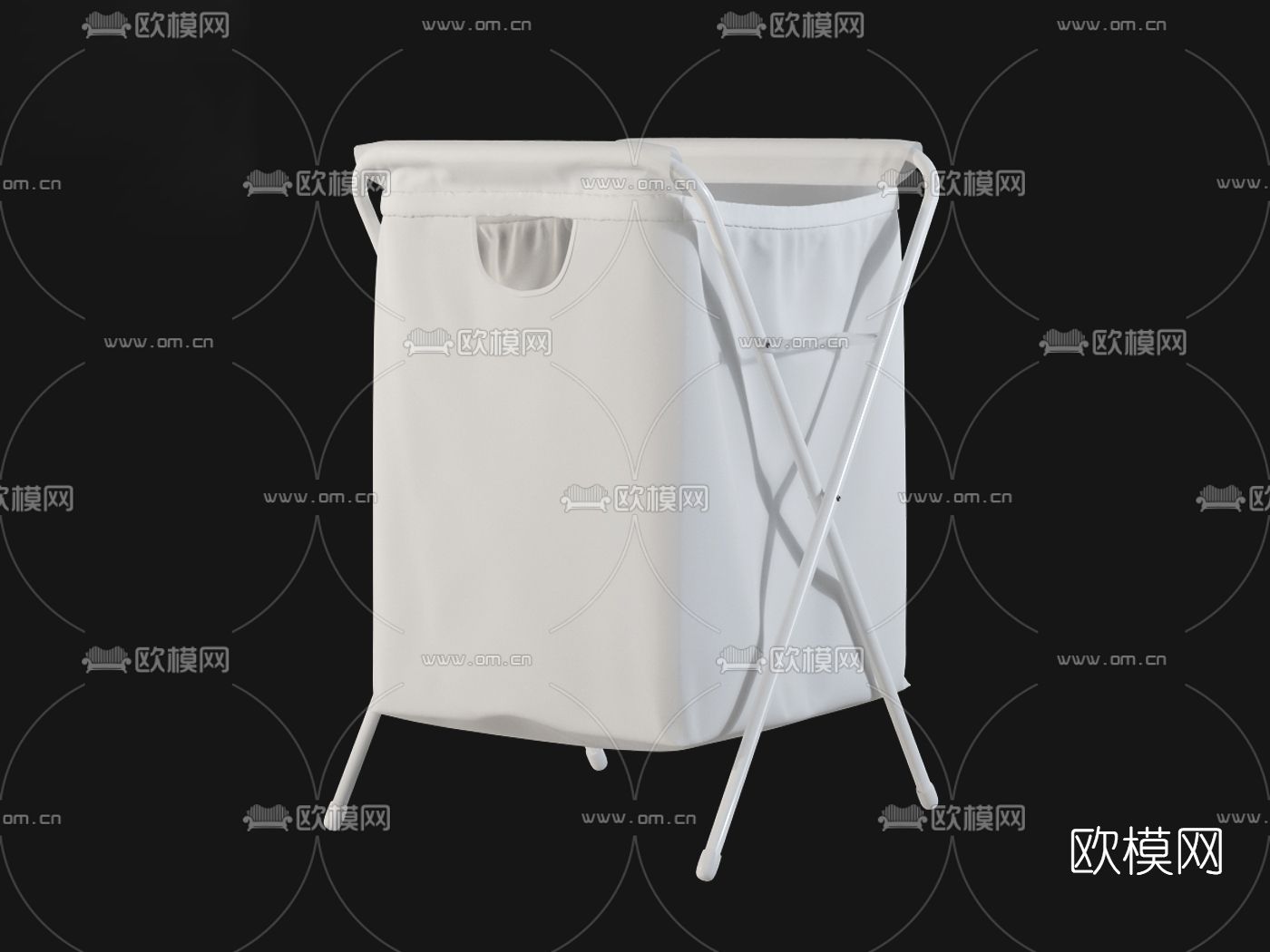 现代收纳篮免费3d模型下载