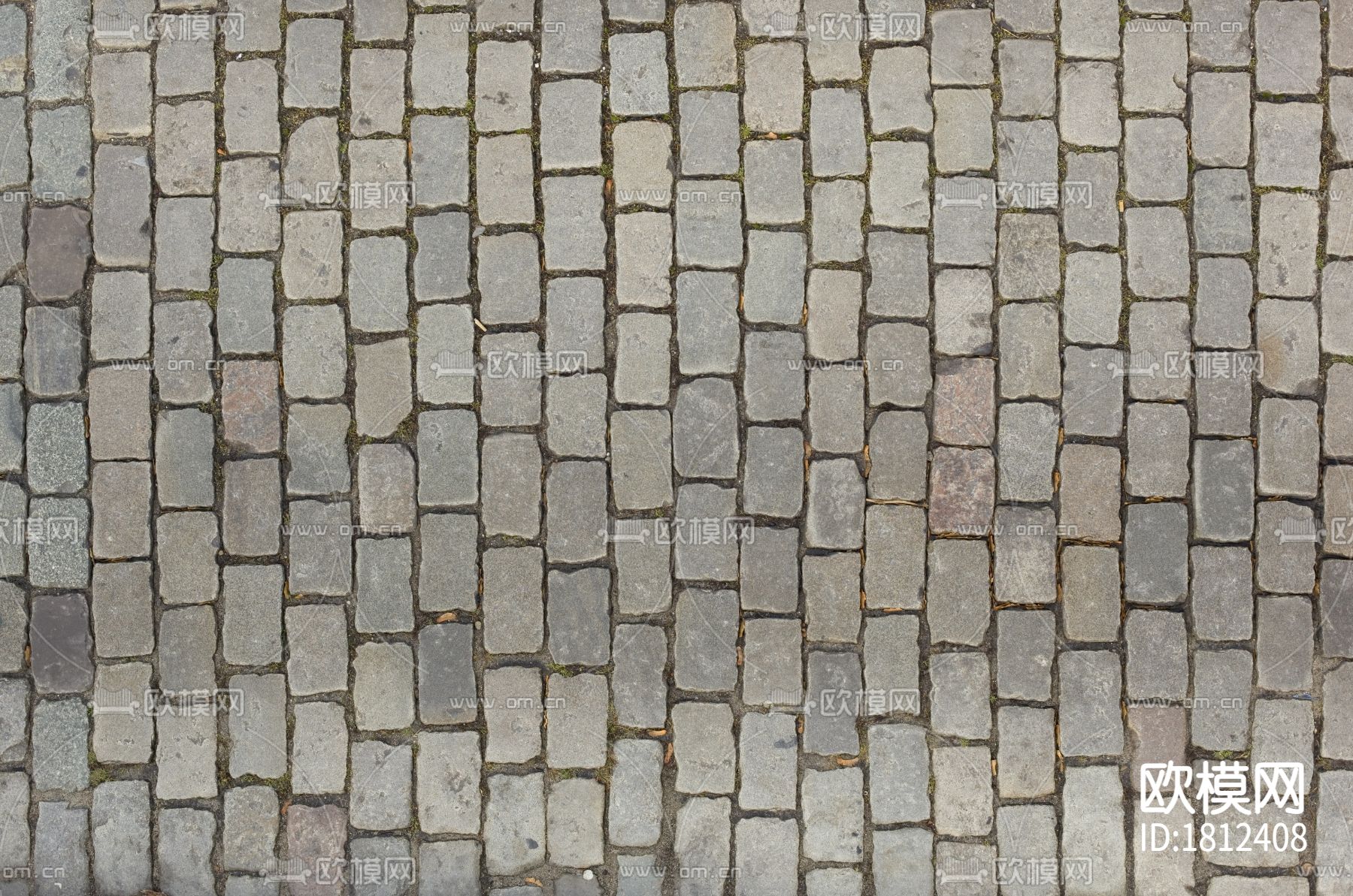 户外做旧地砖-免费3dmax模型库-欧模网