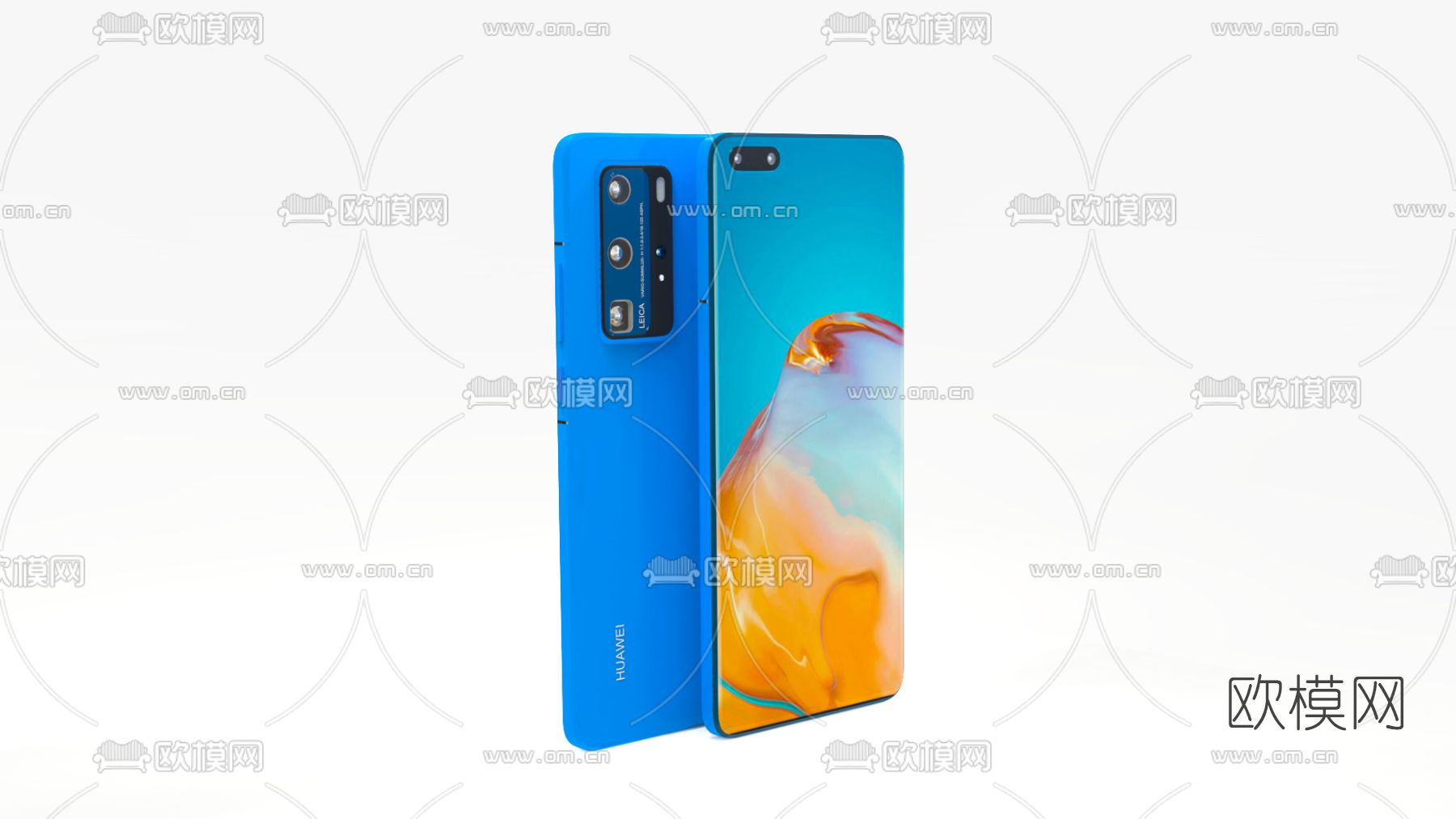 现代智能手机免费3d模型下载