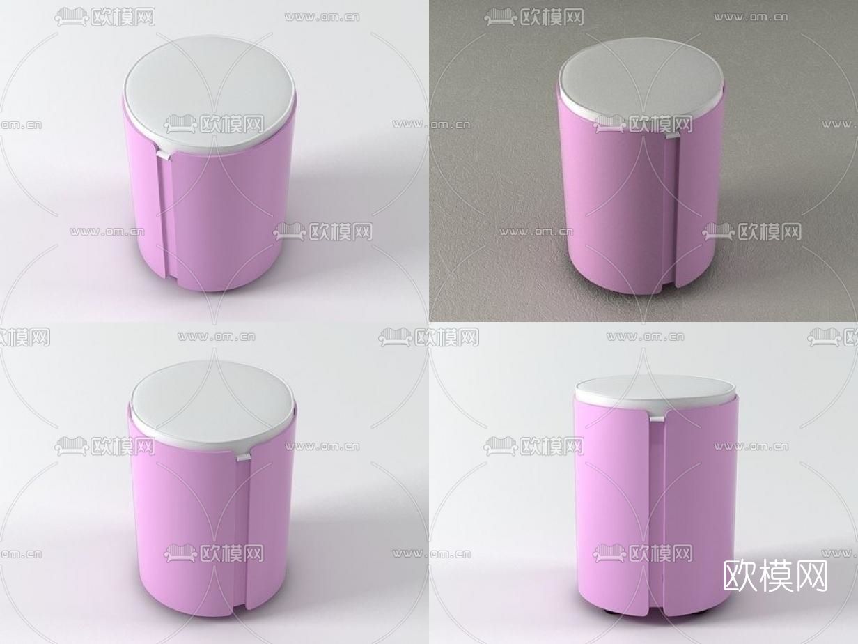 现代凳子免费3d模型下载