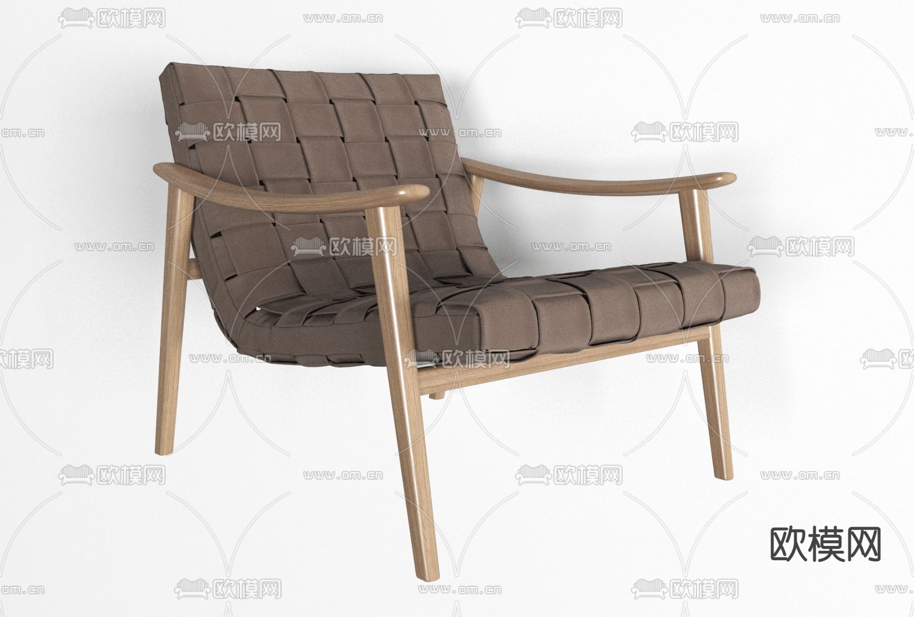 北欧布艺休闲椅免费3d模型下载_ID11665430_3dmax免费模型-欧模网