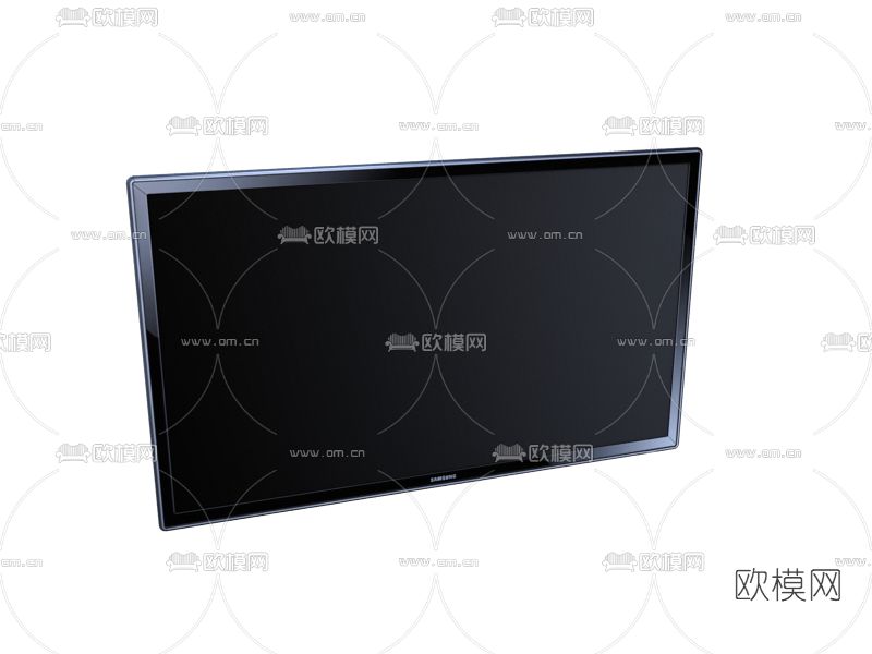 现代电视机免费3d模型下载
