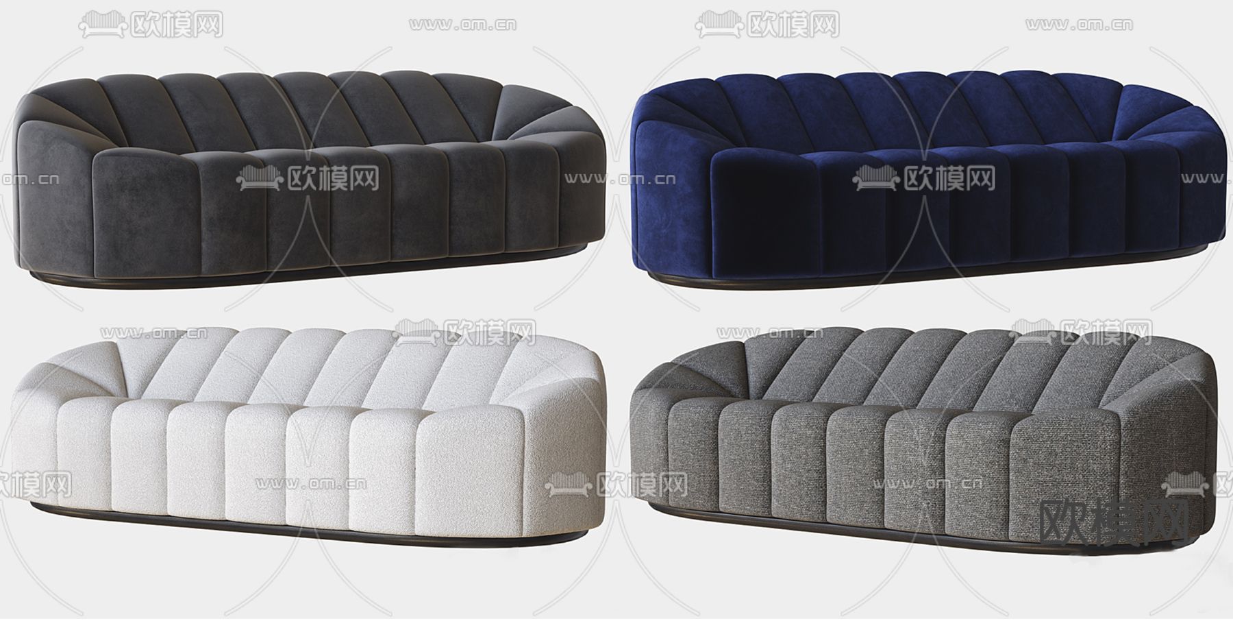 Ligne roset 双人沙发3d模型