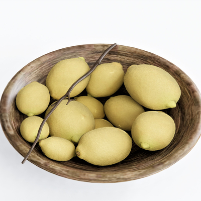  现代柠檬水果su模型 