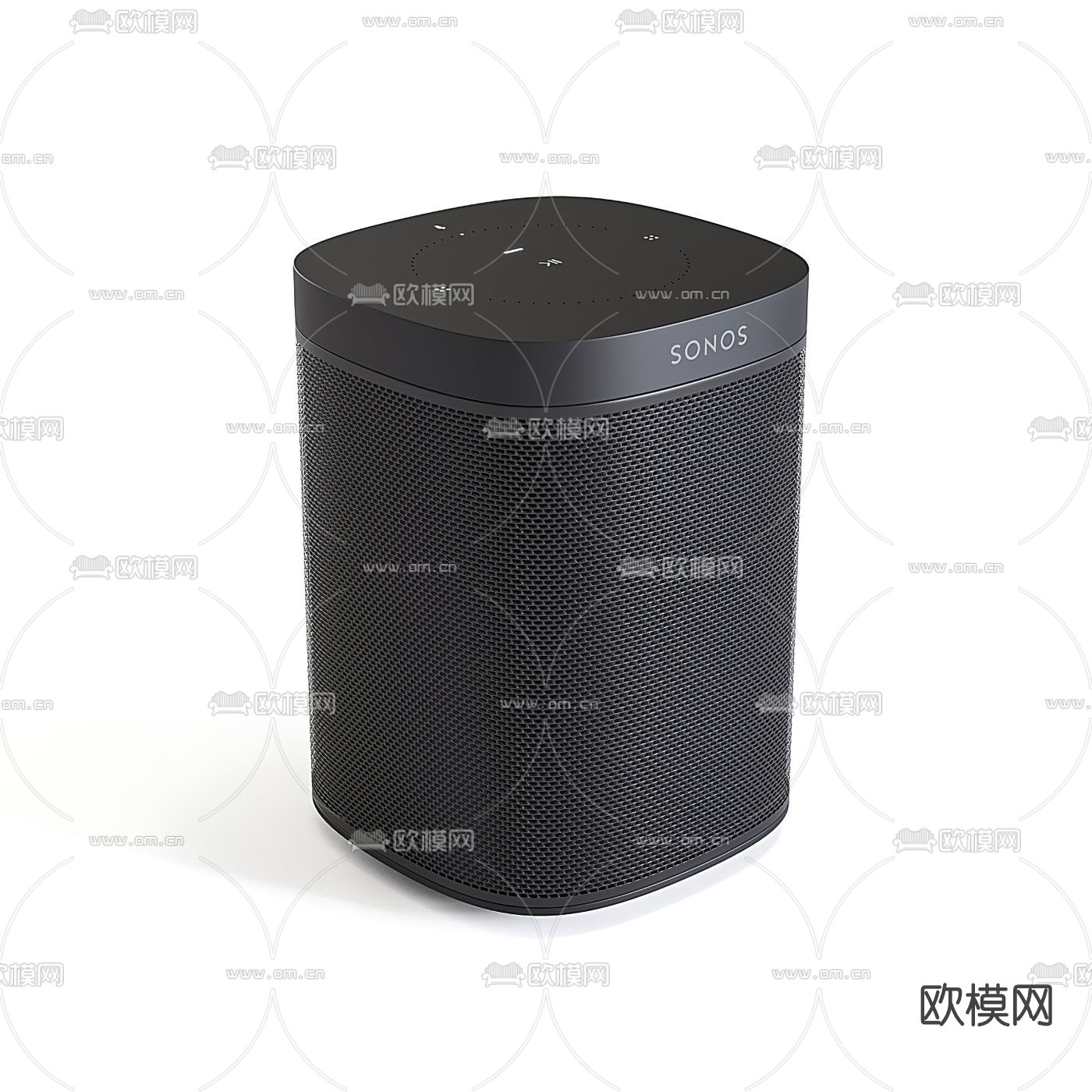 现代音响3d模型下载（渲染图2）