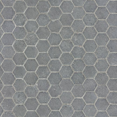  六边形做旧户外地砖 