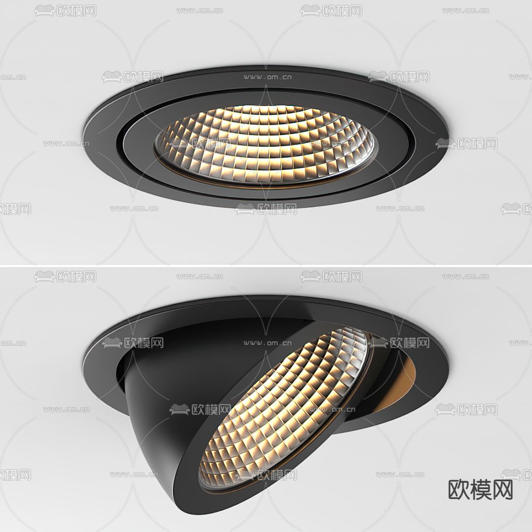 现代射灯3d模型