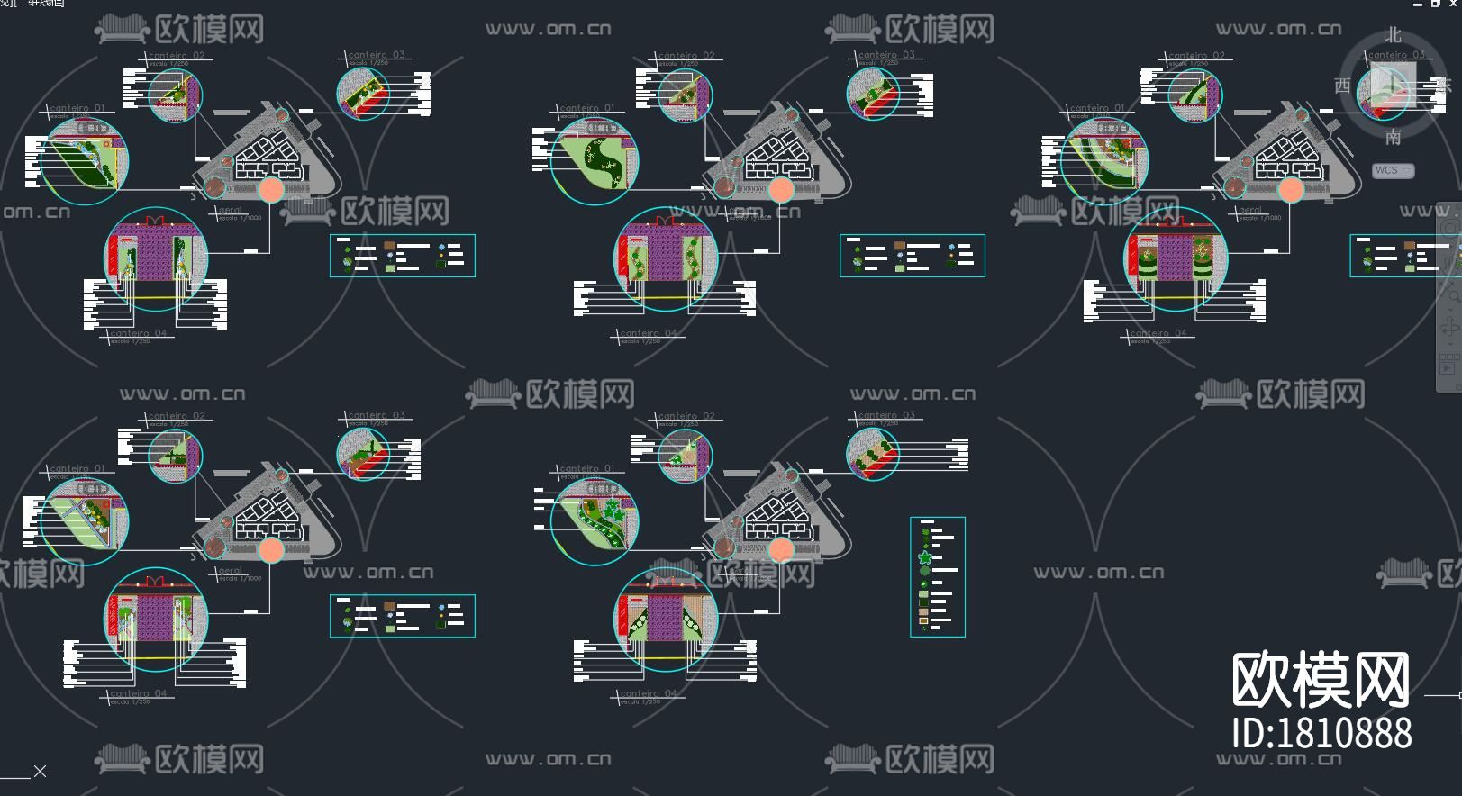 绿植cad图库下载（渲染图7）