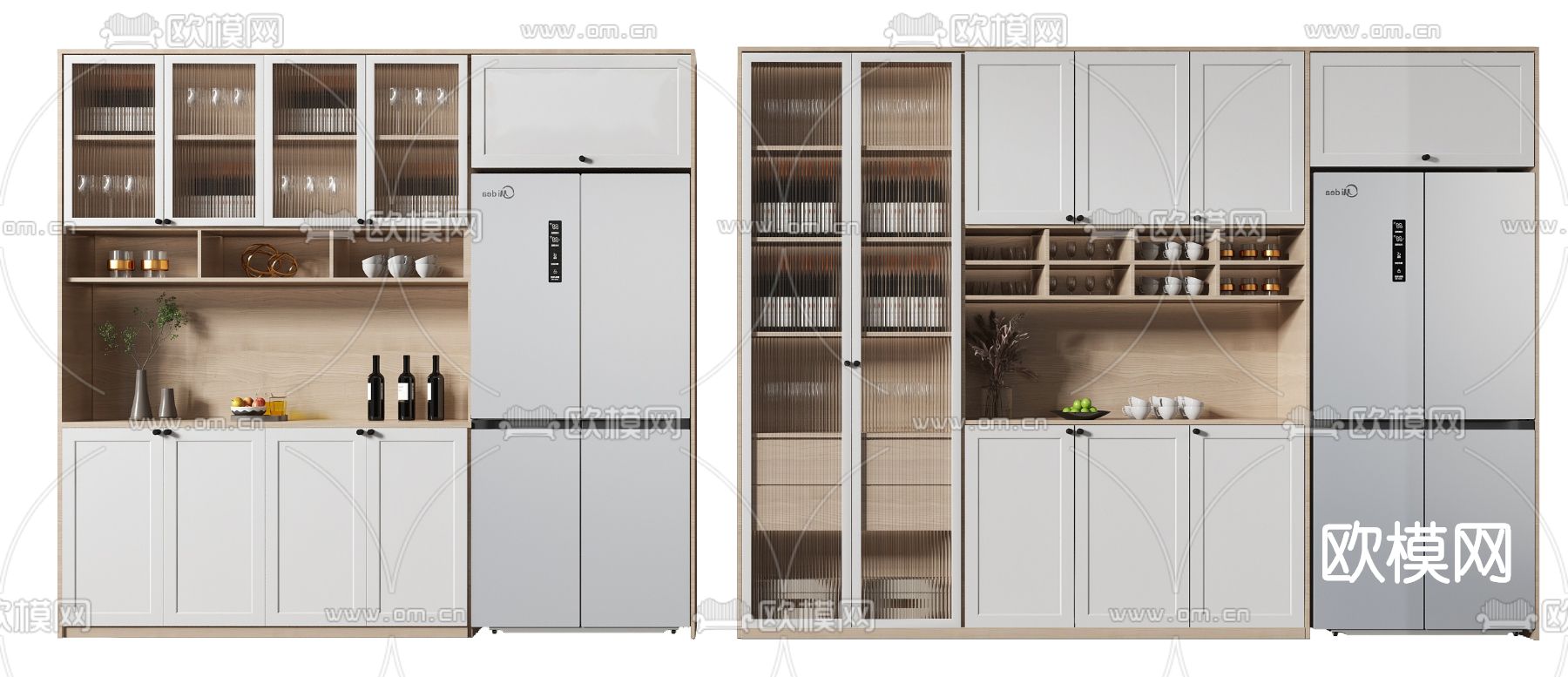 北欧酒柜su模型下载（渲染图1）